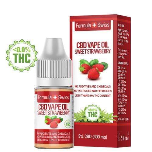 CBD vape olja sweet strawberry 3-5%