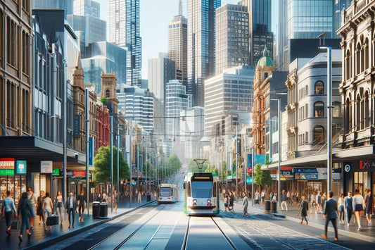 Gatorna i Melbourne