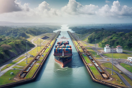Lastfartyg i Panamakanalen