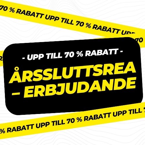 Årssluttsrea – Spara 40–70 %