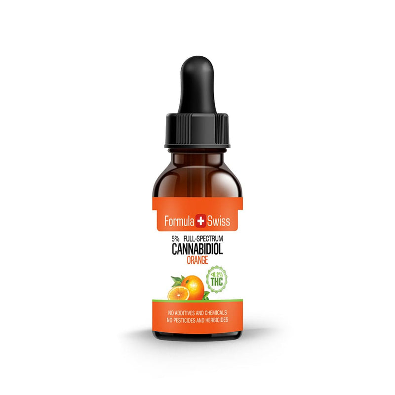 CBD-olja i apelsinolja 0.2% THC