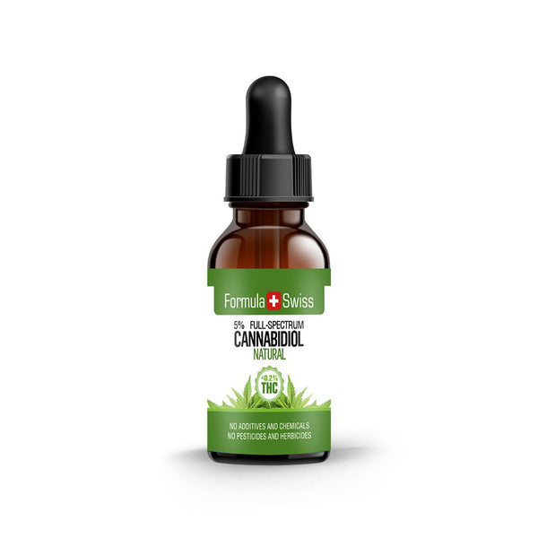 CBD-olja i naturlig olja 0.2% THC