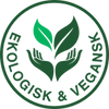 Tillverkat med ekologisk hampa och veganska ingredienser